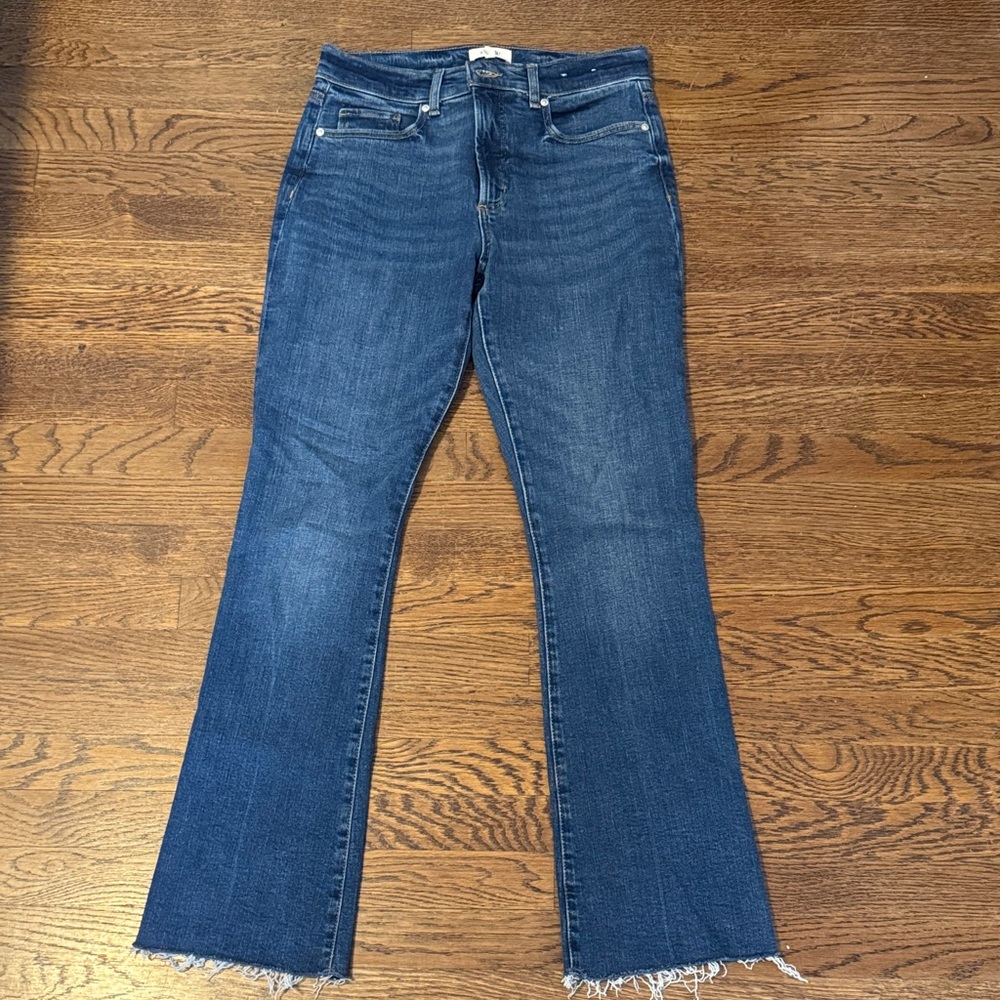 LOFT Dark Blue Boot Cut Jeans